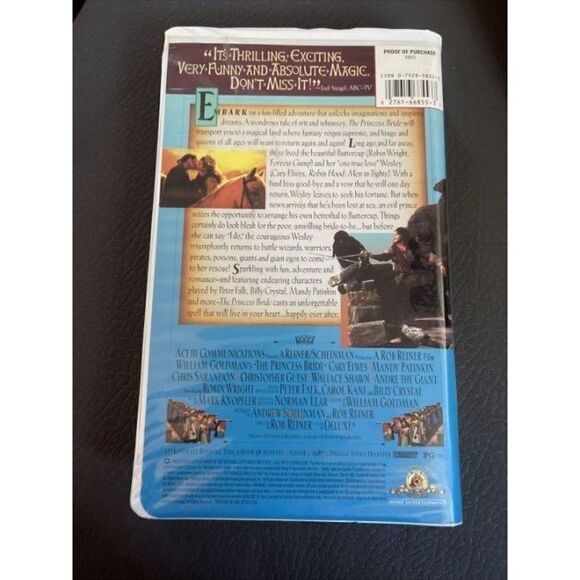 The Princess Bride (VHS, 1998, Clam Shell Case Family Entertainment) - Picture 3 of 6